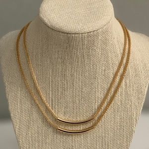 Double layer necklace